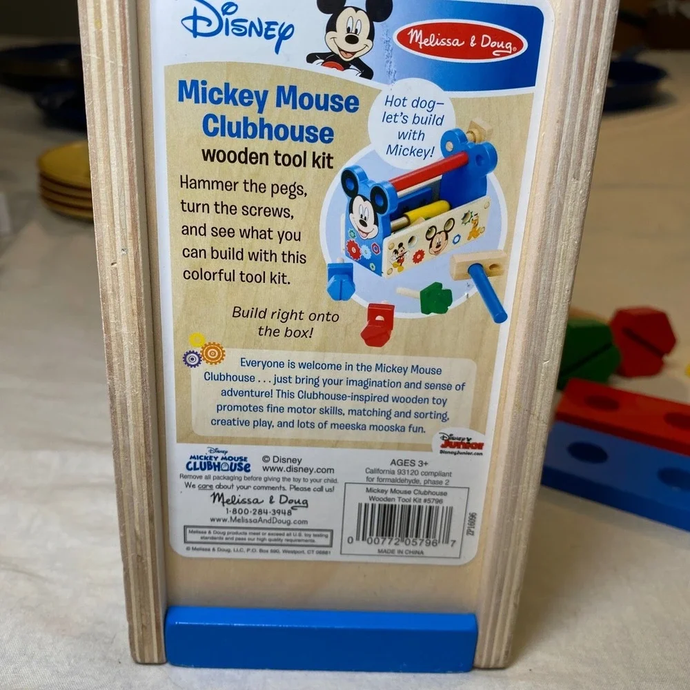 Disney‎ Mickey Mouse Clubhouse Wooden Tool Kit Melissa & Doug Missing Piece